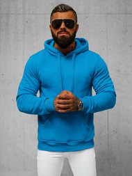 Sweatshirt Homme Bleu Ciel OZONEE JS/2009Z