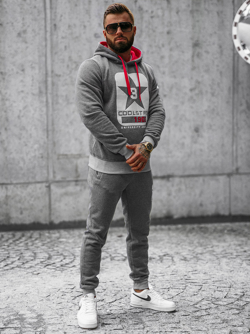 Survêtement Homme Gris Foncé OZONEE JS/8C59/5