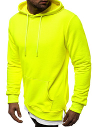 Sweatshirt Homme néon Jaune OZONEE MACH/3120