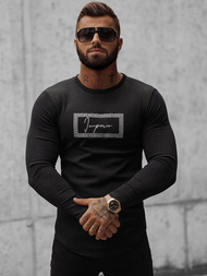 Sweatshirt Homme Noir OZONEE O/D7192