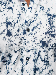 Chemise Homme Blanc OZONEE O/V74