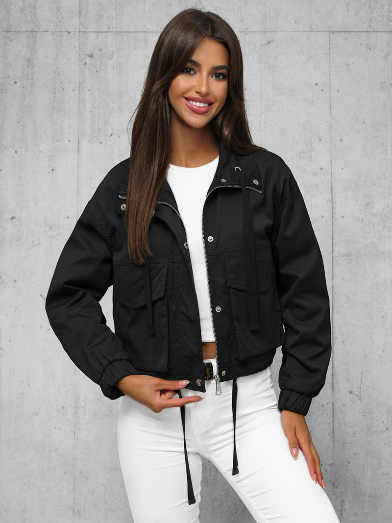 Veste Femme Noir OZONEE O/G118Z