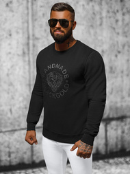 Sweatshirt Homme Noir OZONEE NB/MF2008
