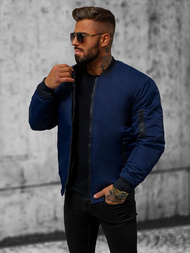 Veste Homme Bleu Foncé OZONEE JS/AK95Z
