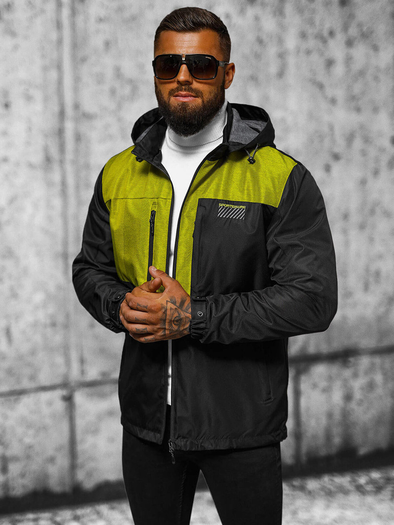 Veste Homme Noir OZONEE JS/22M311/392