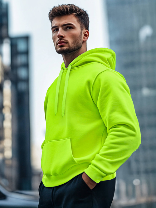 Sweatshirt Homme néon Vert OZONEE JS/2009Z