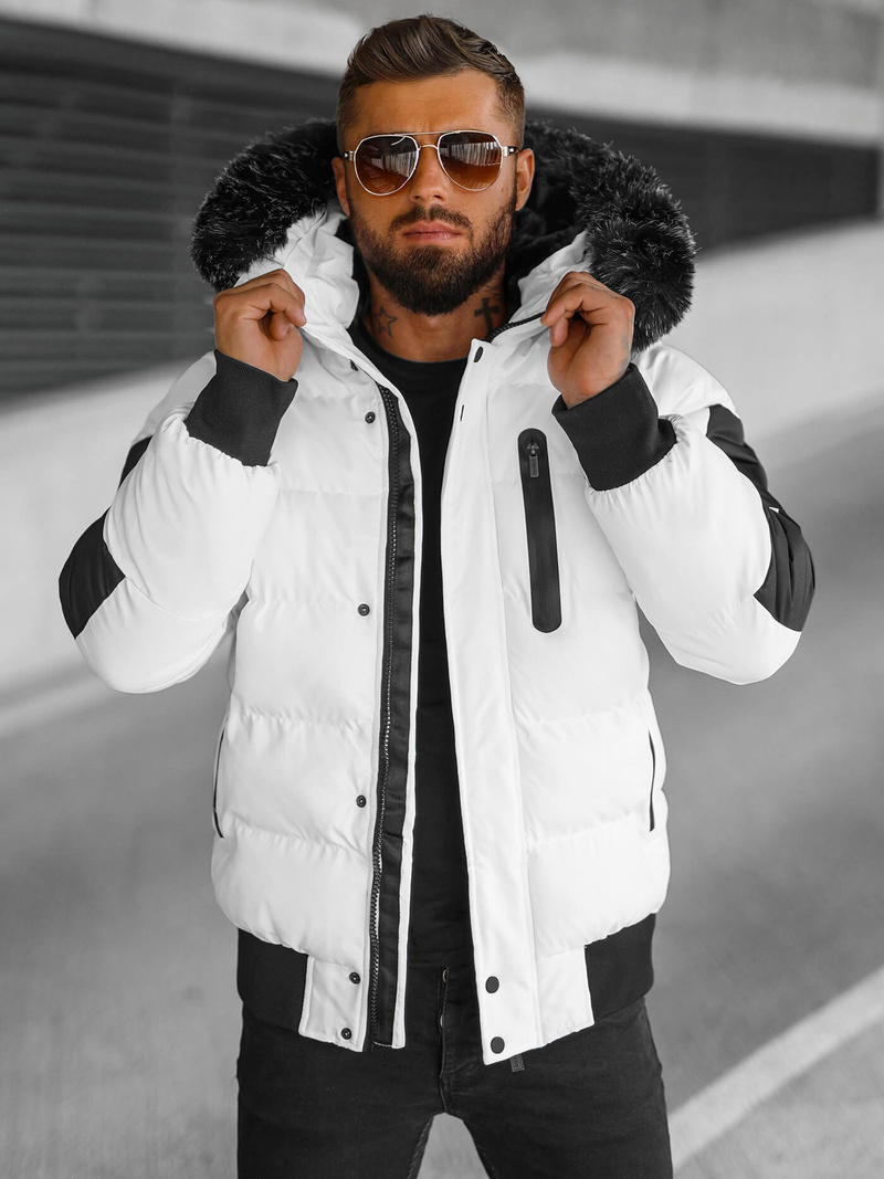 Veste Homme Blanc OZONEE O/M798Z