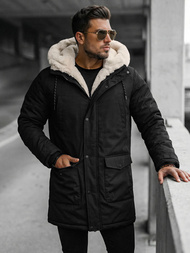 Veste D'hiver Noir OZONEE JS/5M120/392Z