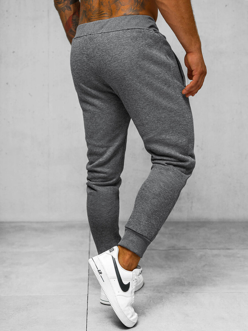 Pantalon de Survêtement Homme Gris Foncé OZONEE JS/XW01Z