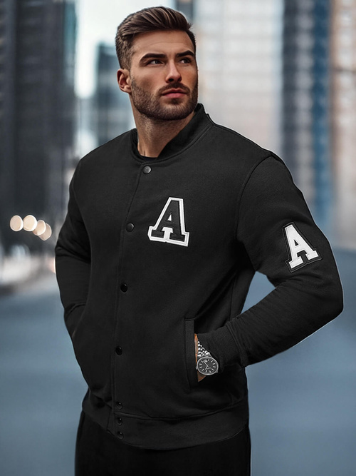 Sweatshirt Homme Noir OZONEE NB/MF2020Z