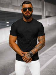 T-shirt Homme Noir OZONEE NB/MT3056Z