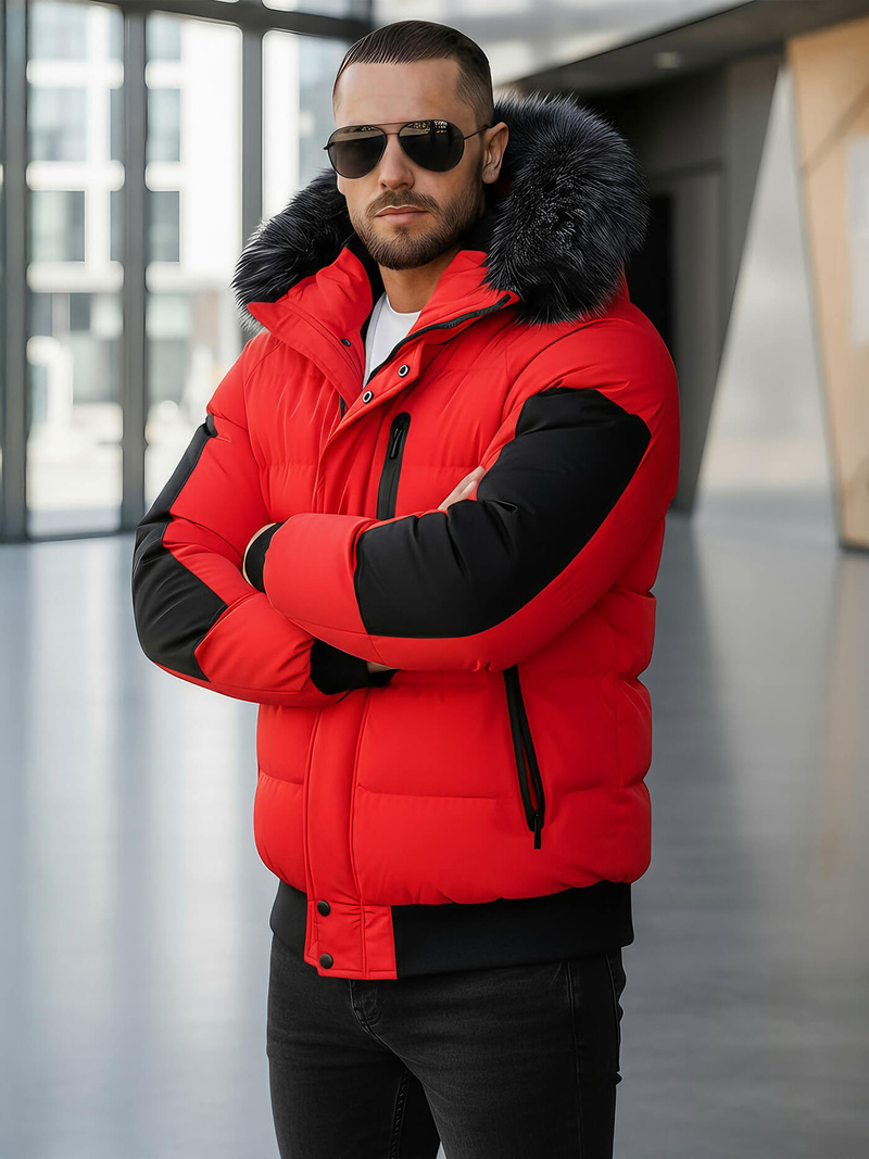 Veste Homme Rouge OZONEE O/M798Z