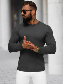 Pullover Homme Gris Foncé OZONEE NB/MMB602/3Z