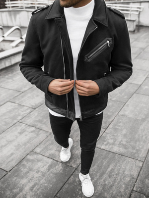 Veste Homme Noir OZONEE JS/M15501