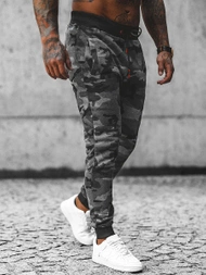 Pantalon de survêtement Homme gris foncé OZONEE JS/KZ15Z