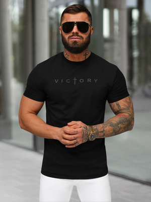T-shirt Homme Noir OZONEE NB/MT3138