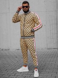 Survêtement Homme Beige et Noir OZONEE O/12136