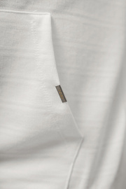 Sweatshirt à capuche homme ecru OZONEE O/TB2272