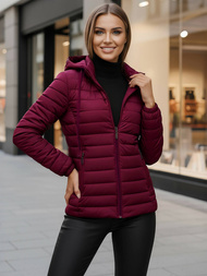 Veste femme bordeaux OZONEE JS/16M9103/01Z