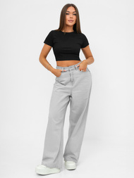 T-shirt femme noir OZONEE JS/96T666/3