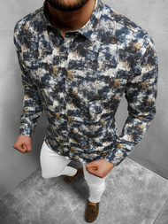 Chemise Homme Coloré OZONEE O/2422