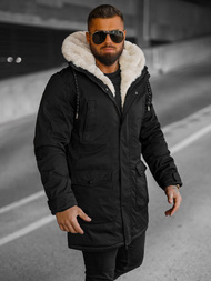 Veste D'hiver Noir OZONEE JS/5M120/392Z