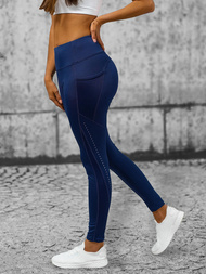 Legging Femme Bleu Foncé OZONEE O/YY9282
