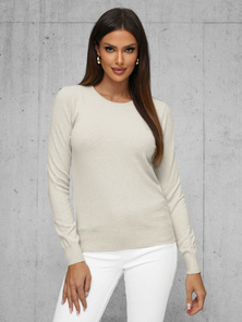 Pullover femme beige clair OZONEE JS/8005/4