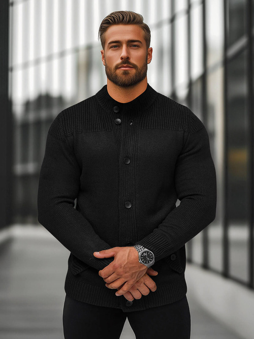 Pullover Homme Noir OZONEE NB/MM6011/4Z