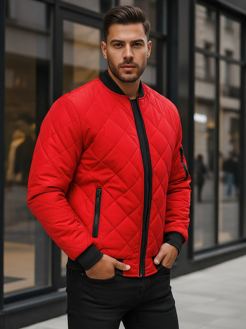 Veste Homme Rouge OZONEE JS/MY01Z