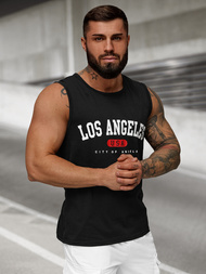 T-shirt Homme Noir OZONEE JS/8B1715/3Z