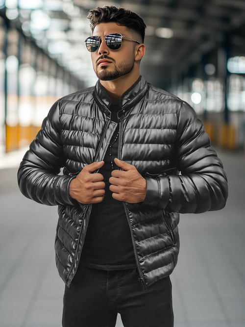 Veste Homme Noir OZONEE O/M796Z