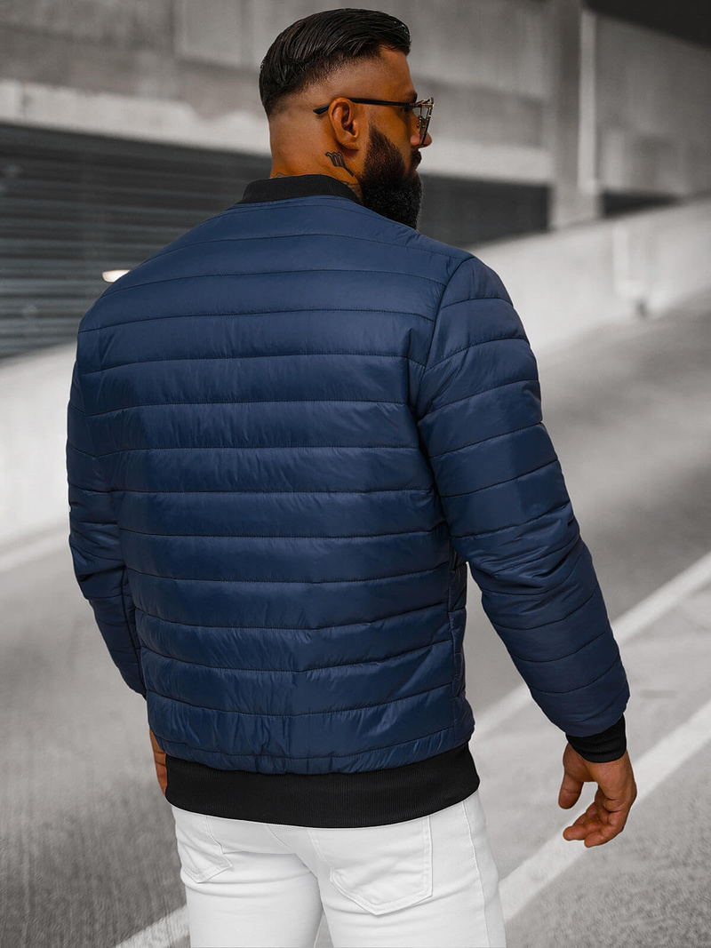 Veste Homme Bleu foncé OZONEE JS/MY02Z
