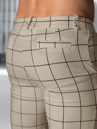 Pantalon Chino Homme Beige OZONEE O/P4009Z