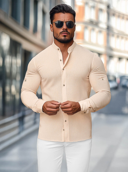 Chemise Homme Pêche OZONEE O/V85Z