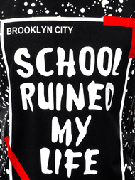 T-Shirt Homme Noir OZONEE JS/KS1978Z