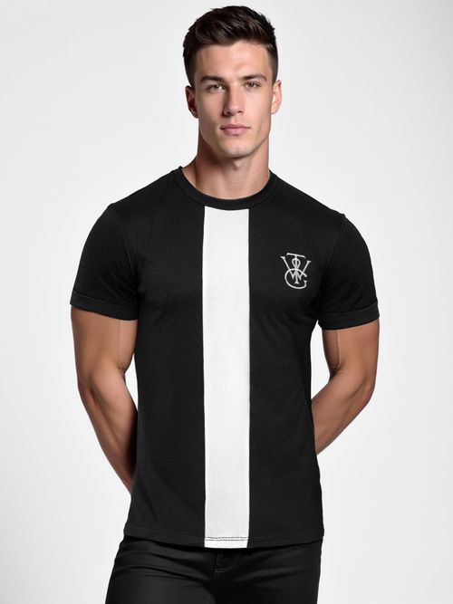 T-shirt Homme Noir OZONEE O/L1184