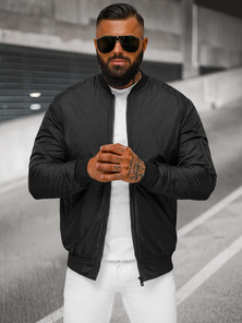 Veste Homme Noir OZONEE JS/AK95Z