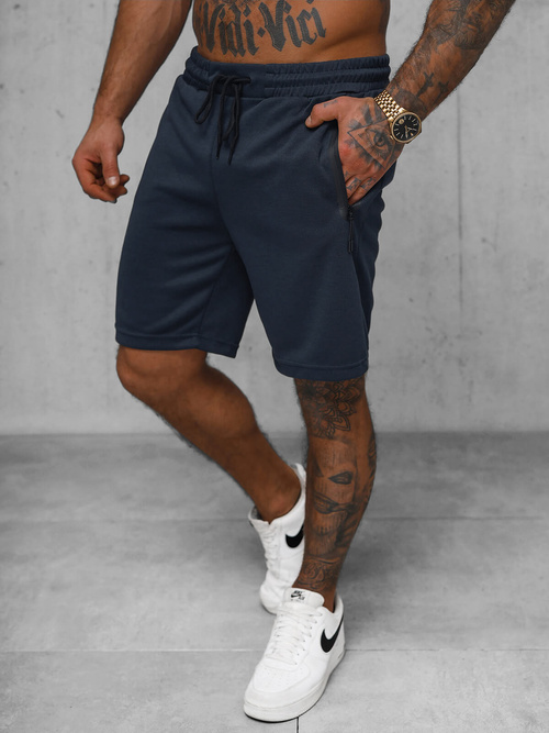 Short Homme Bleu Foncé OZONEE JS/17K533/25