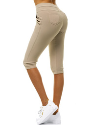 Legging femme Beige OZONEE JS/1041/B8