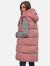 Gilet femme rose poudré OZONEE O/81266