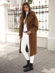 Manteau femme marron OZONEE O/Z01Z