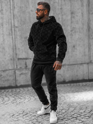 Survêtement Homme Noir OZONEE O/3A81