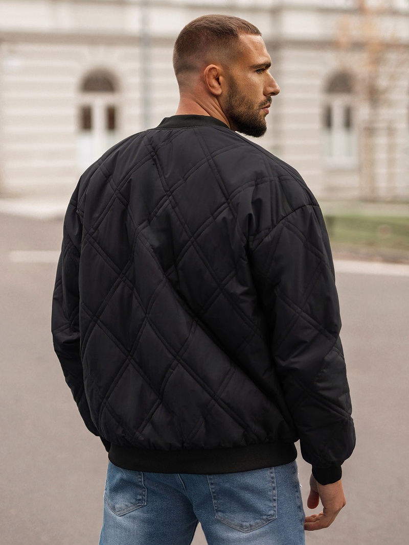 Veste Homme Noir OZONEE JS/84M3020/392Z