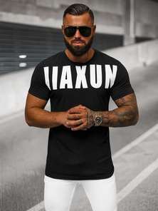 T-shirt Homme Noir OZONEE O/T1279/3