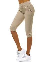 Legging femme Beige OZONEE JS/1041/B8