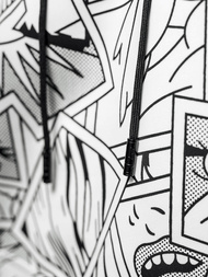 Sweatshirt à capuche homme blanc OZONEE JS/8B1256/1