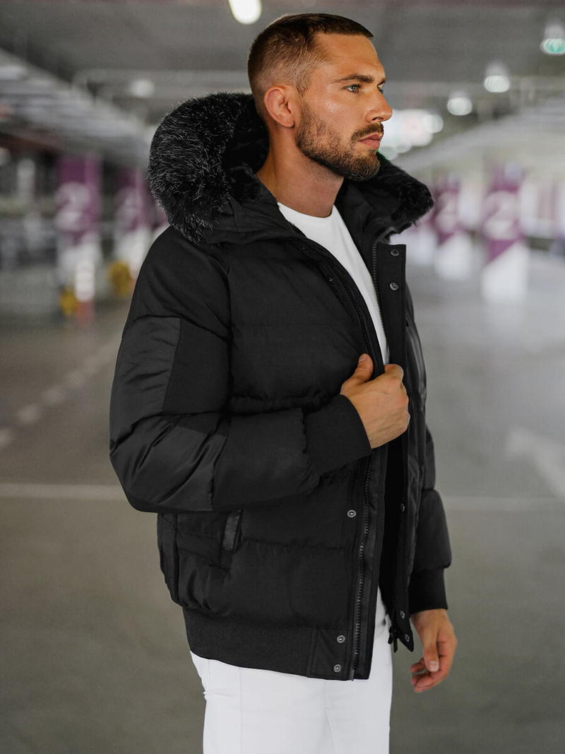 Veste Homme Noir OZONEE O/M798Z