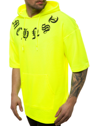 Sweatshirt Homme Néon Jaune OZONEE MACH/1183