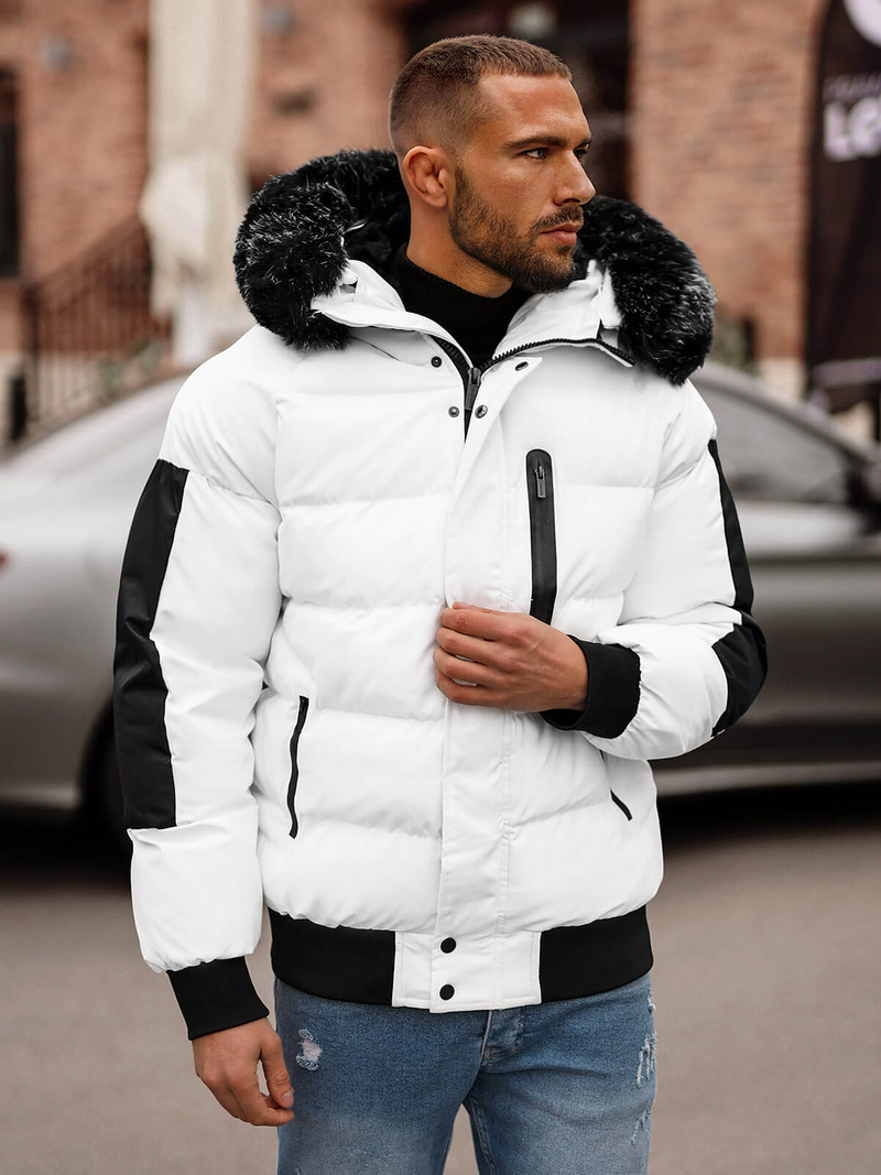 Veste Homme Blanc OZONEE O/M798Z